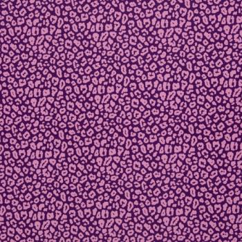 Baumwolle Leoni Animalprint  Lila/Flieder by Swafing